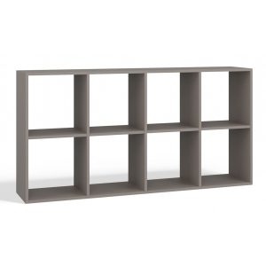 MALAX 2x4 polc - szürke TOP Nábytek